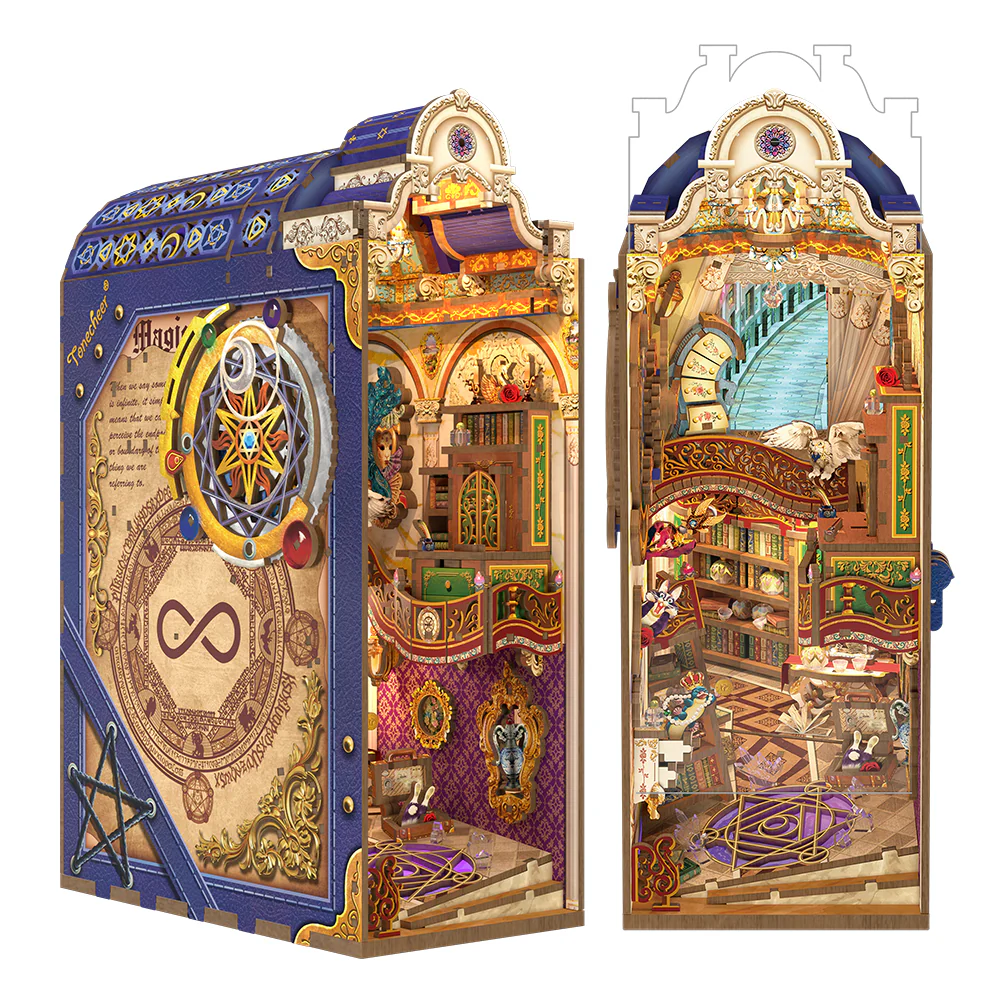 Magical Library | Tonecheer - book nook | DIY könyvtámasz - Image 2