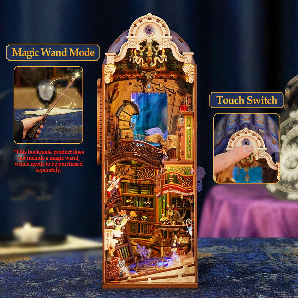 Magical Library | Tonecheer - book nook | DIY könyvtámasz - Image 7