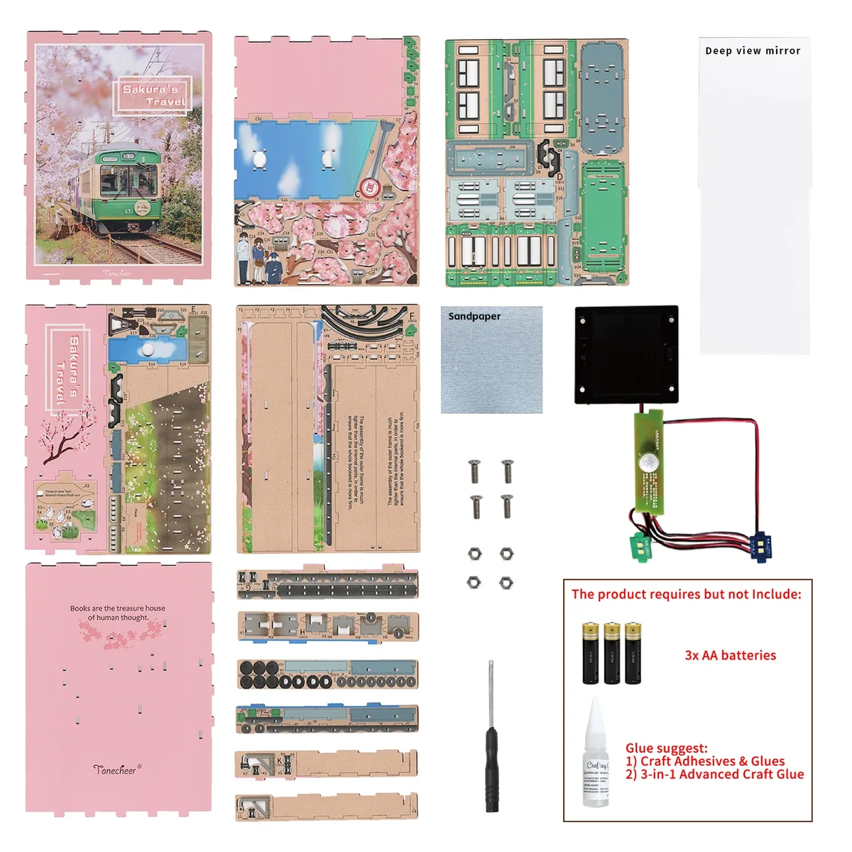 Sakura's Travel | Tonecheer - book nook | DIY könyvtámasz - Image 3