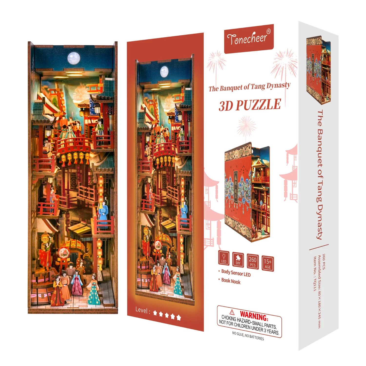 The Banquet of Tang Dynasty | Tonecheer - book nook | DIY könyvtámasz